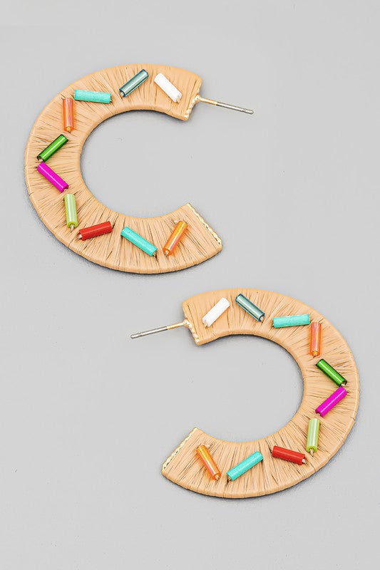 Confetti Cutie Hoops