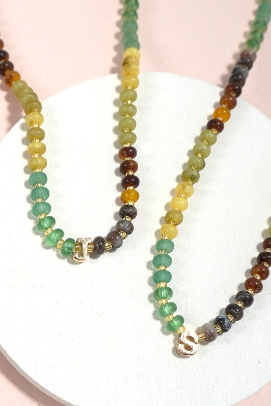 Dear Me Initial Necklace