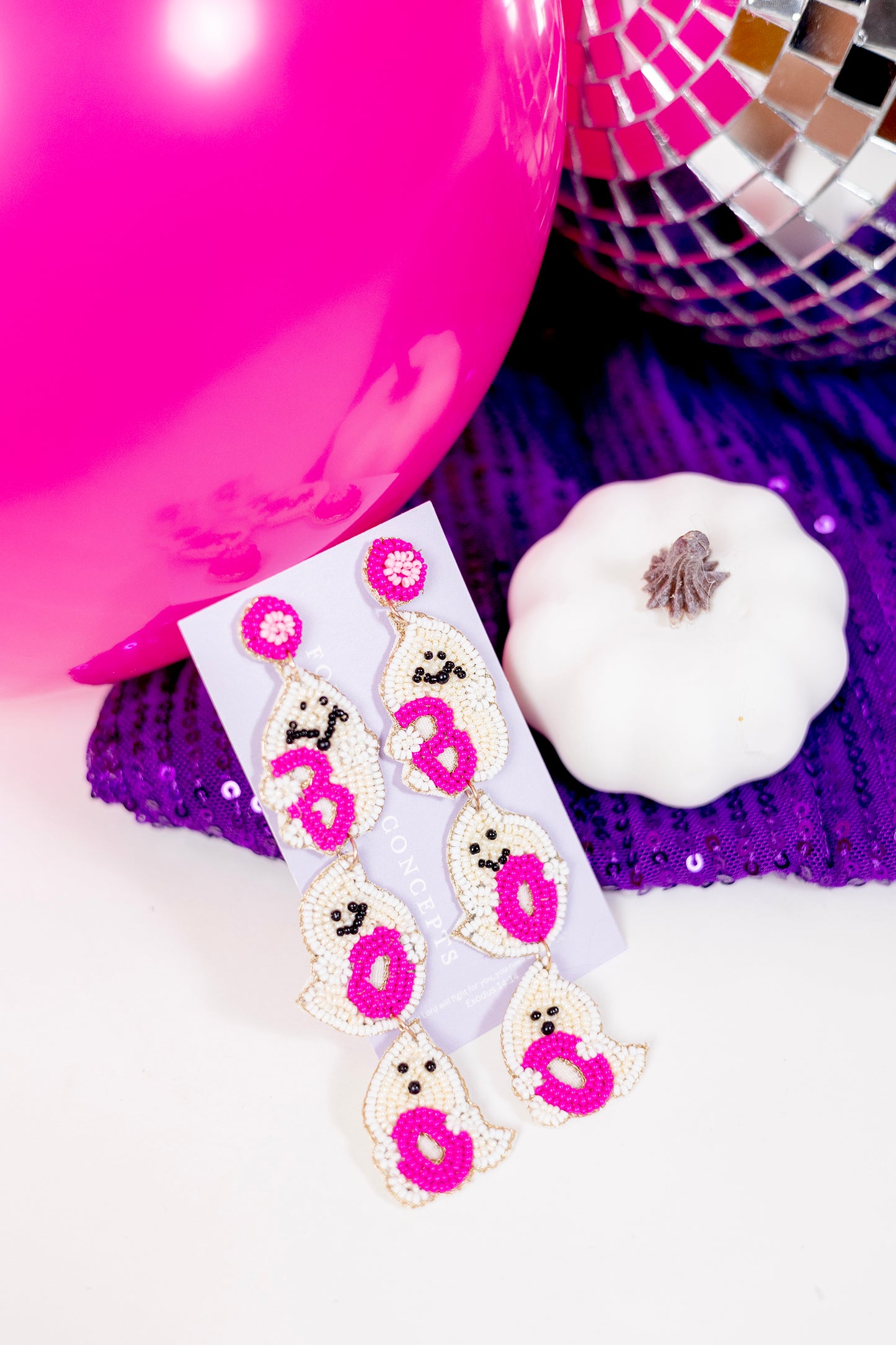 Hey, Boo Ghost Earrings