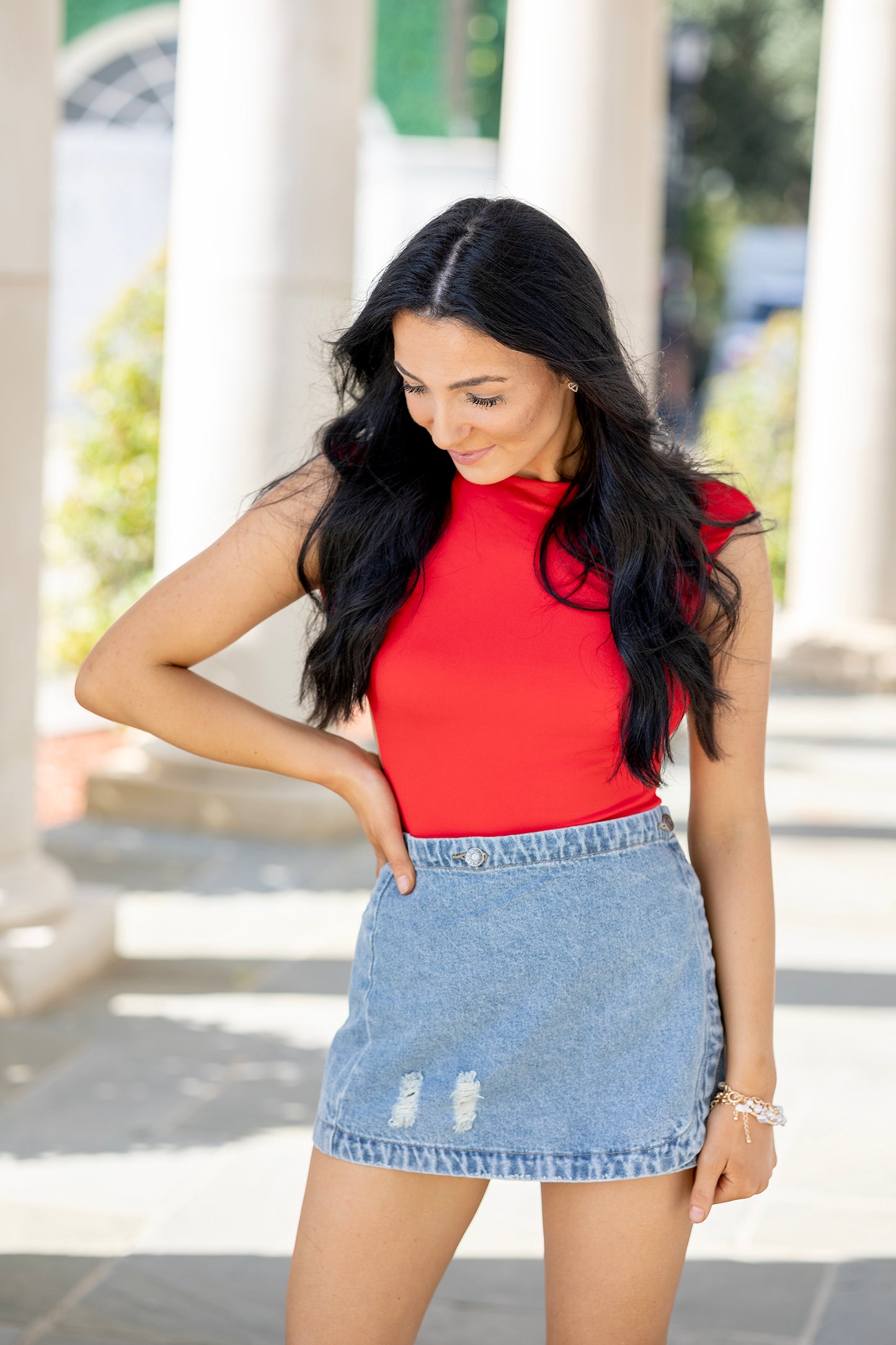 So Impressive Denim Skirt
