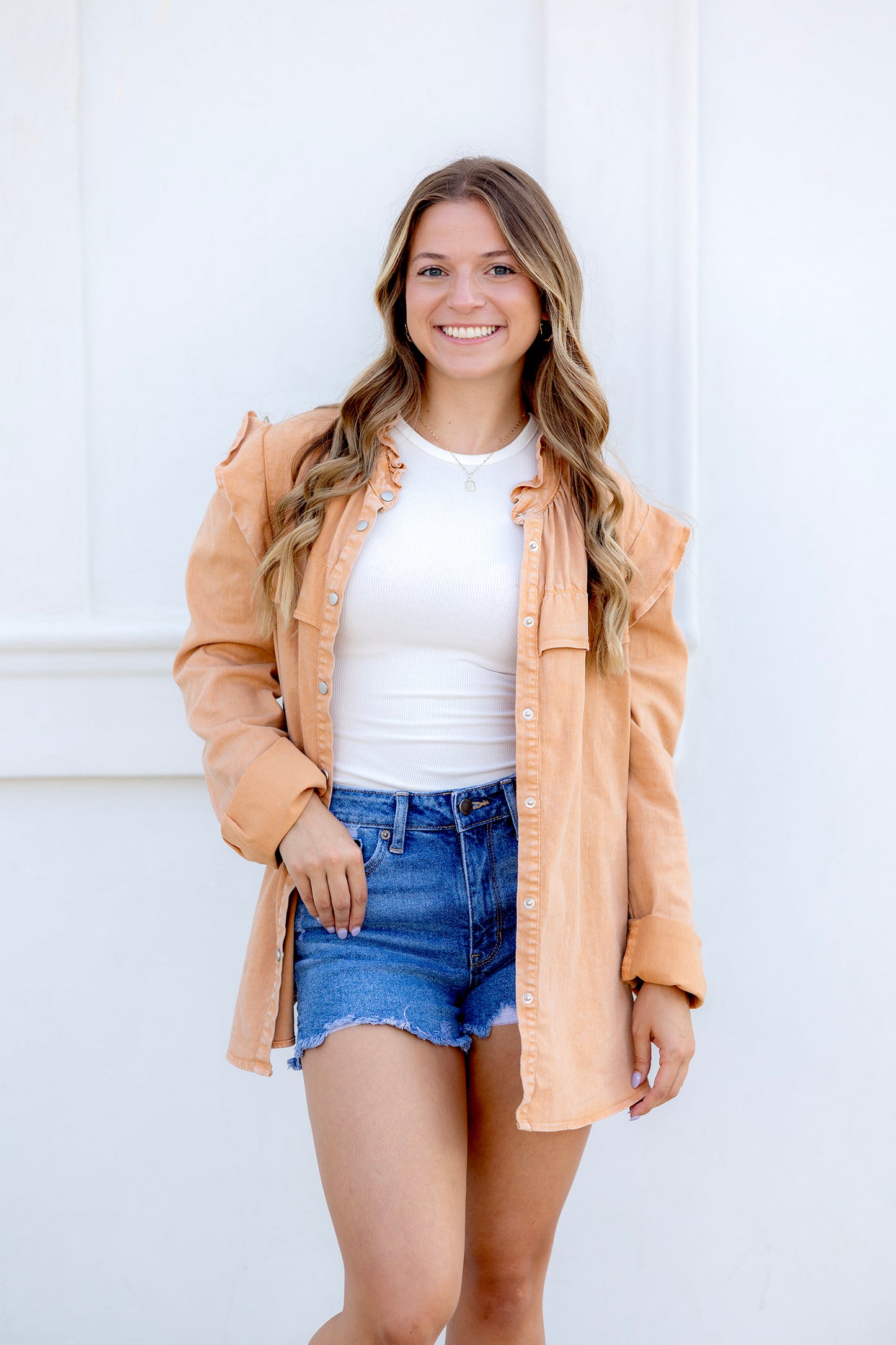 What About It Denim Top