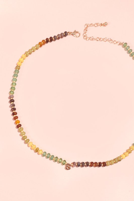 Dear Me Initial Necklace