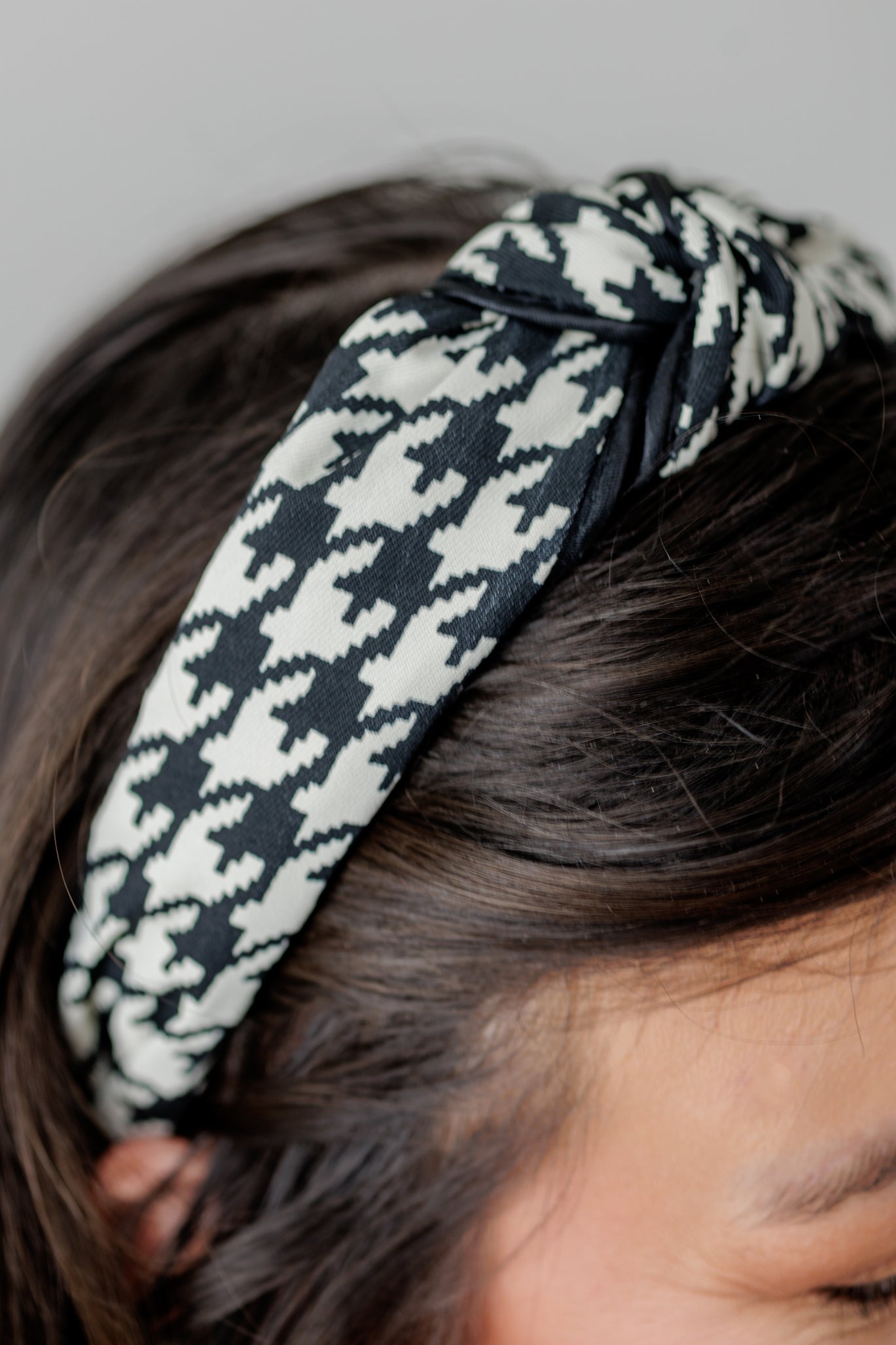 Prim and Proper Houndstooth Headband