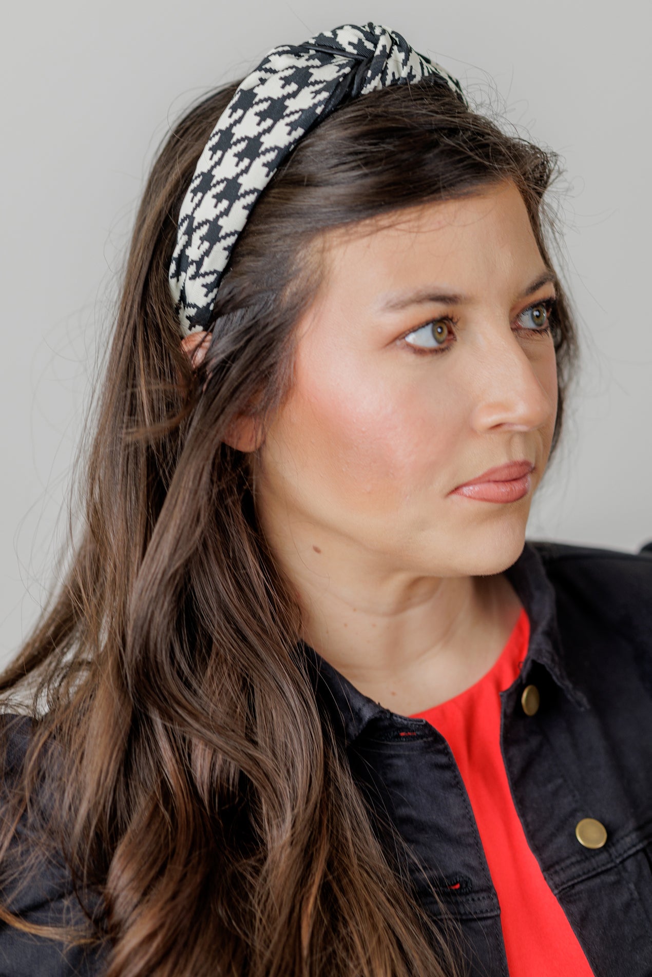 Prim and Proper Houndstooth Headband