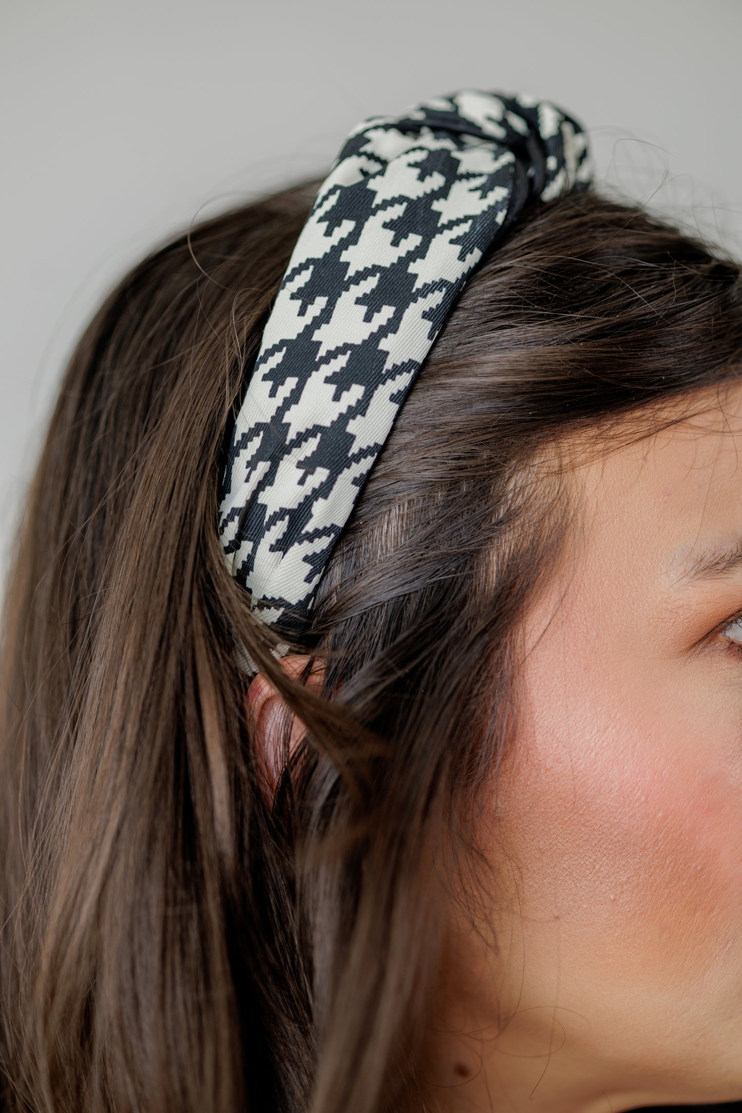 Prim and Proper Houndstooth Headband