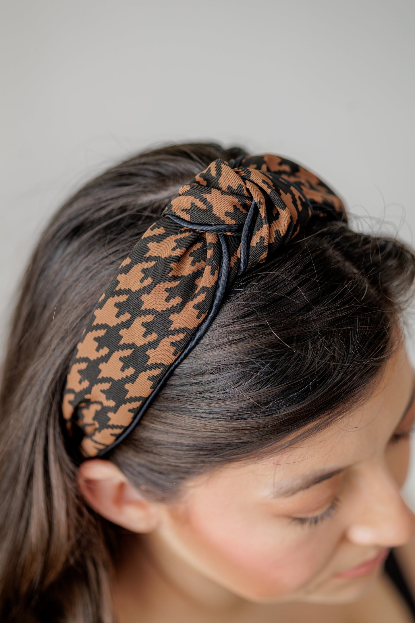 Prim and Proper Houndstooth Headband
