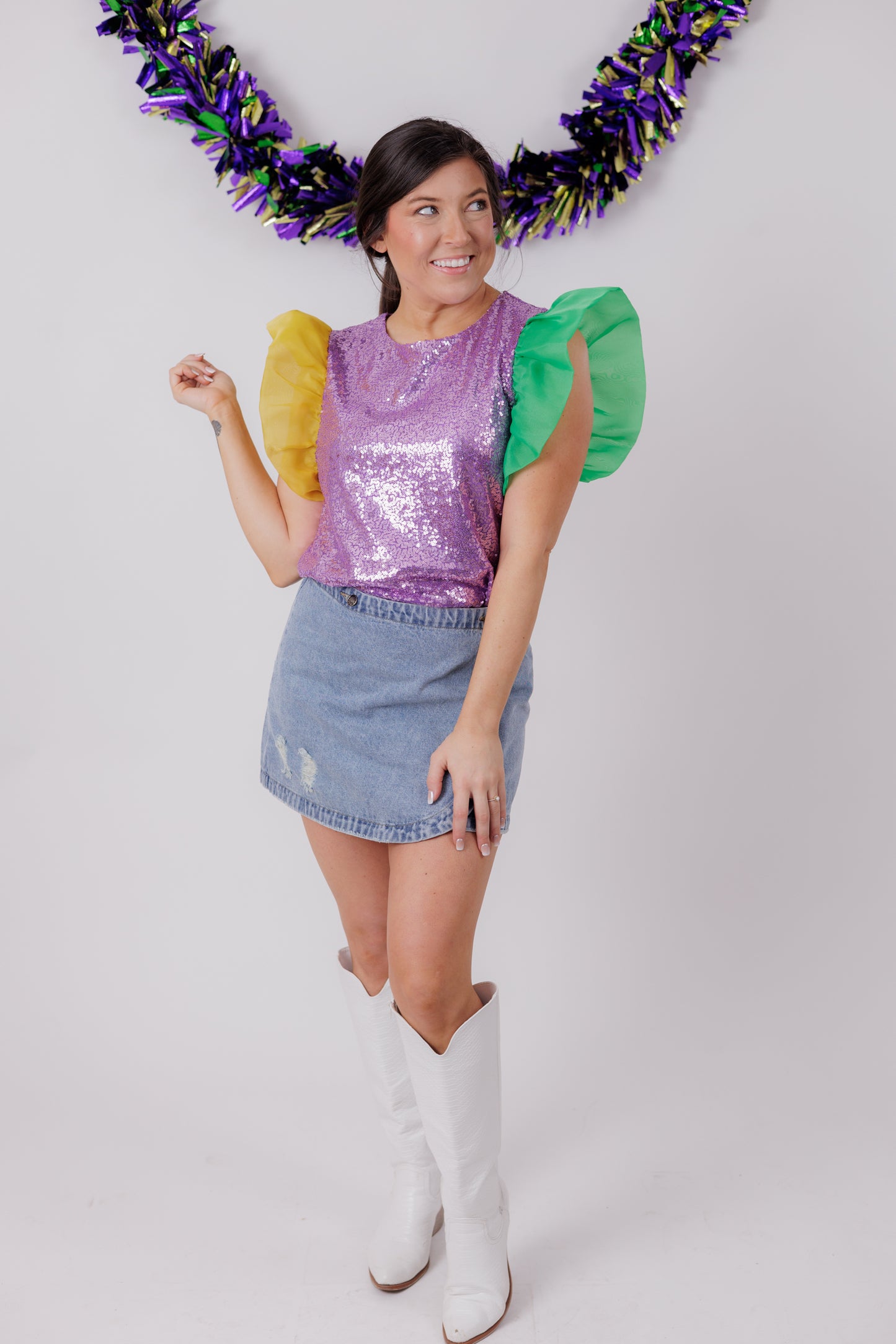 Krewe de Sass Sequin Top