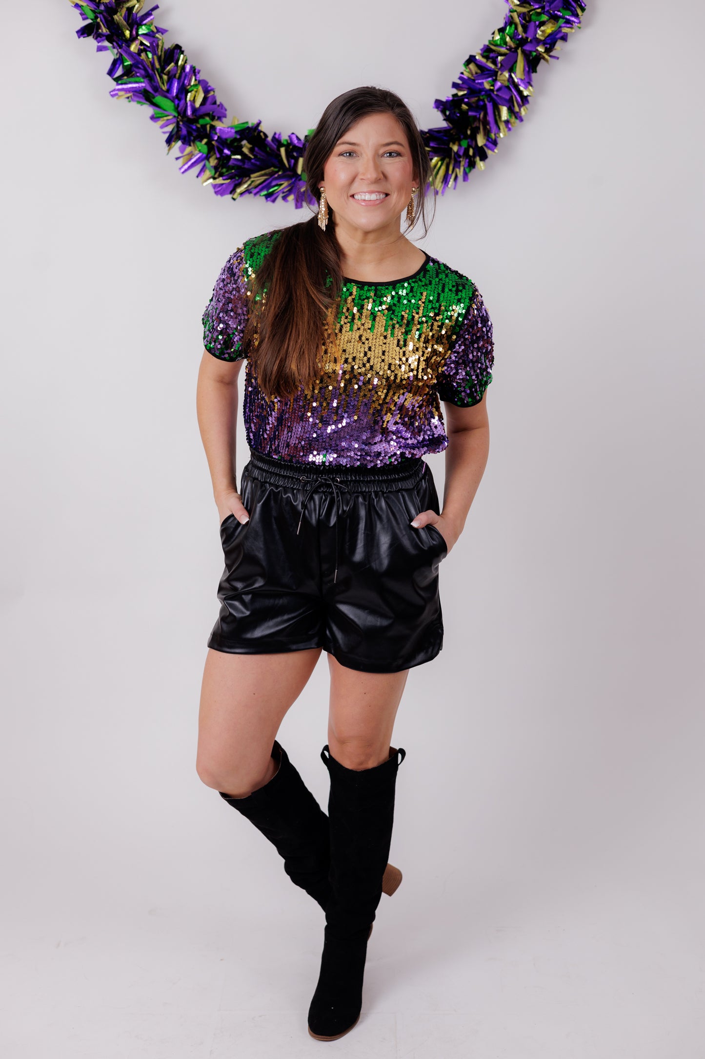 Dancing Queen Sequin MG Top