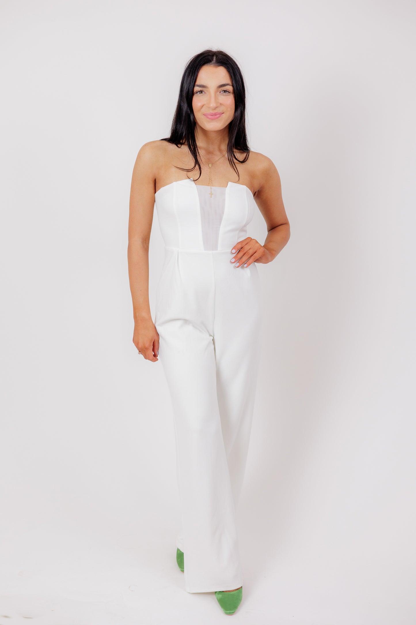 Next Level Strapless Jumpsuit