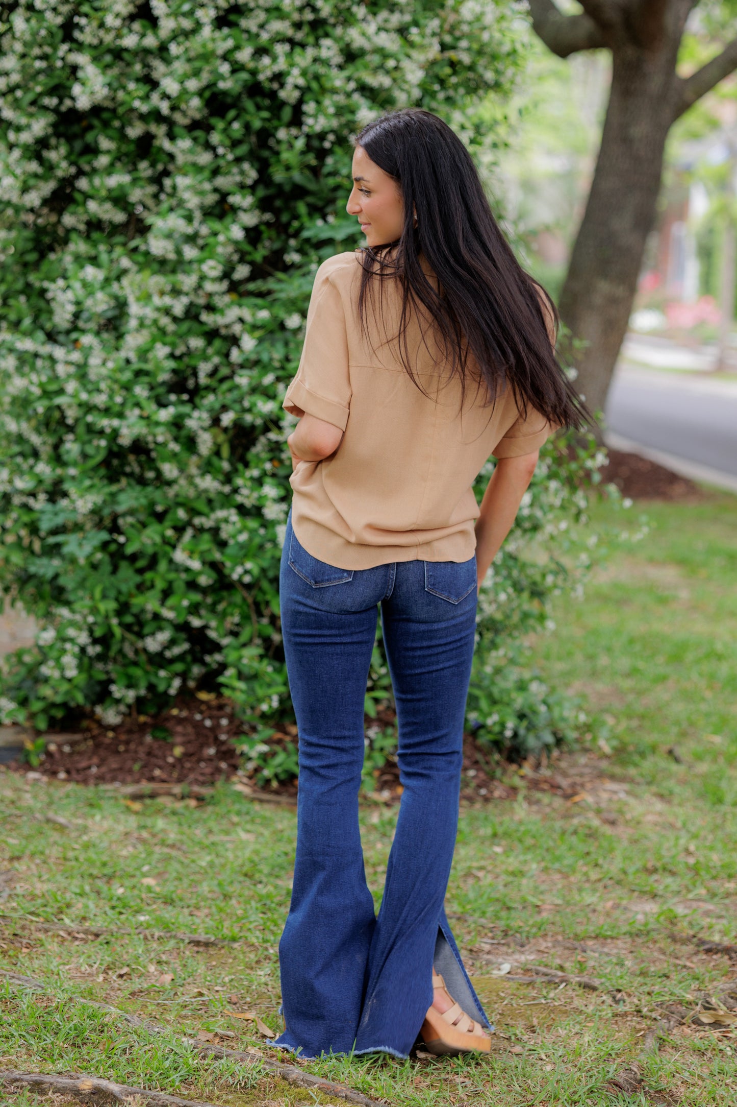 On the Move Collared Top