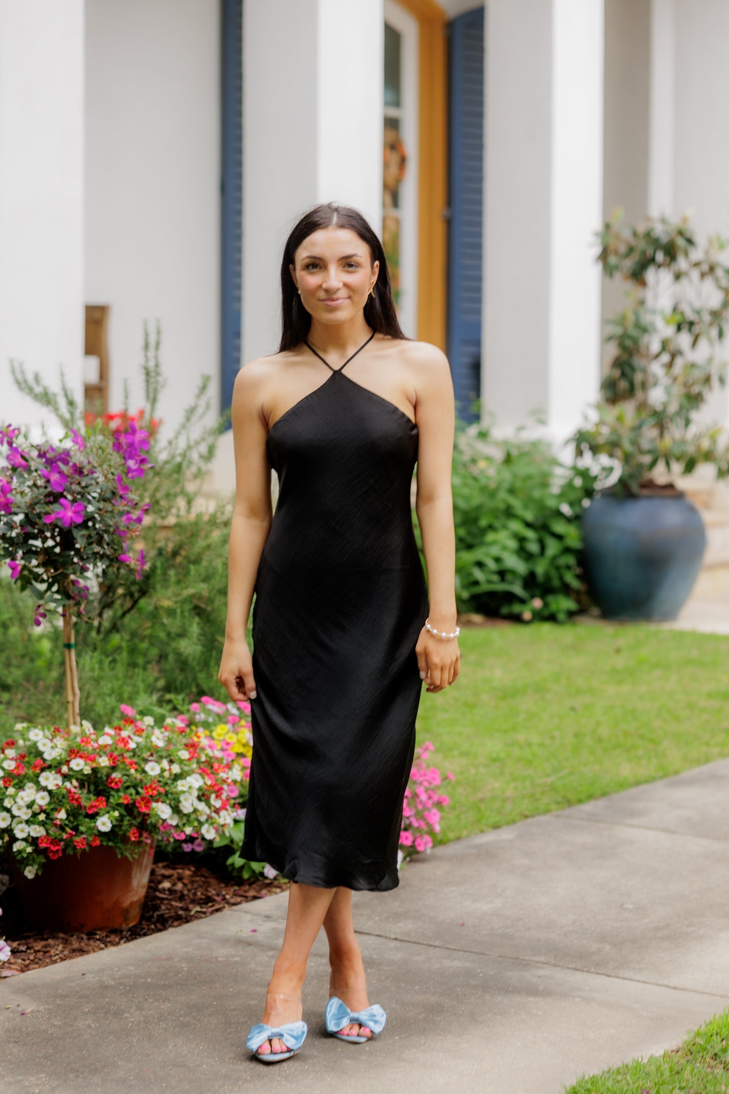 Just Admit It Halter Midi Dress