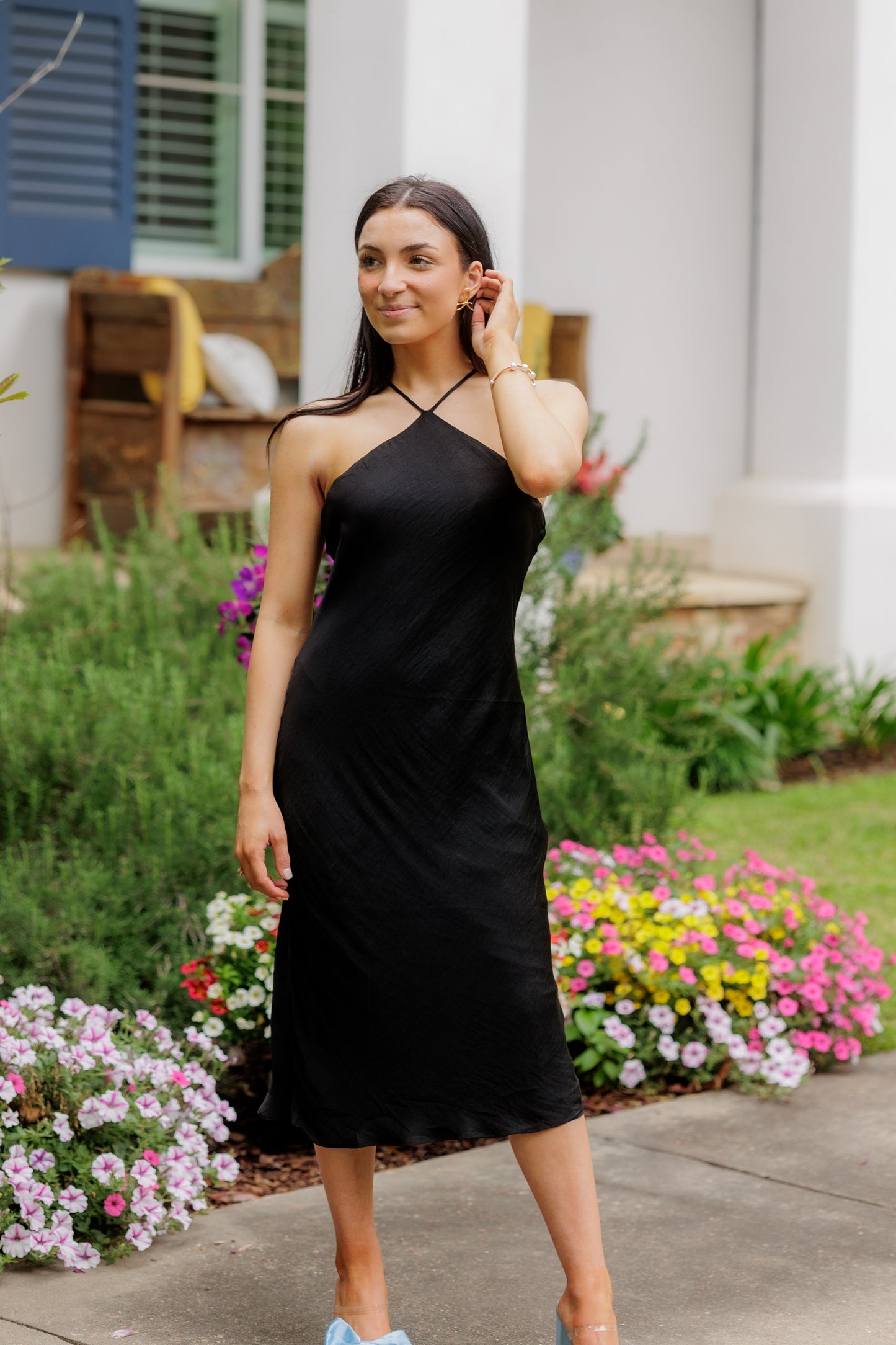 Just Admit It Halter Midi Dress