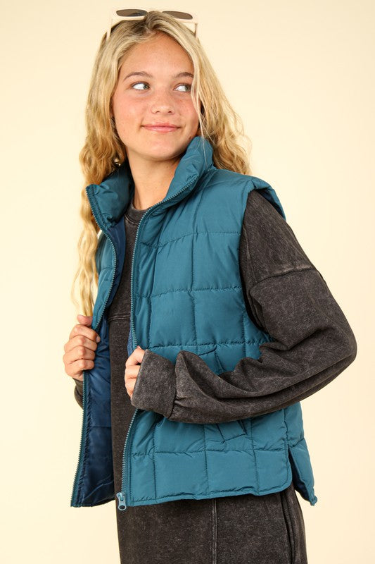 Hit or Miss Quilted Puffer Vest