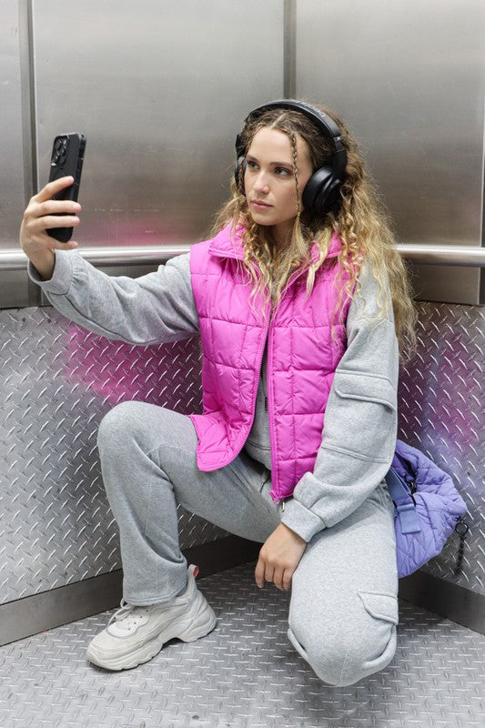 Hit or Miss Quilted Puffer Vest