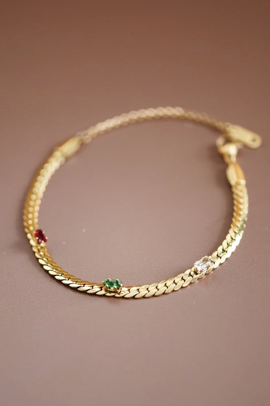 Met Online Non Tarnish Chain Bracelet