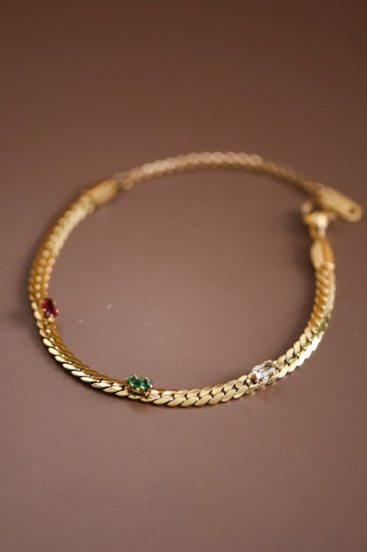 Met Online Non Tarnish Chain Bracelet
