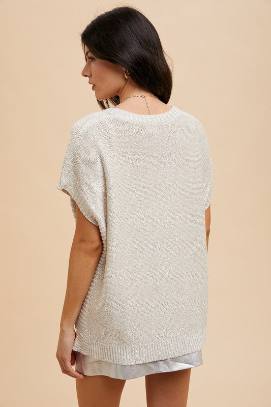 Take a Hint Oversized Sweater Vest