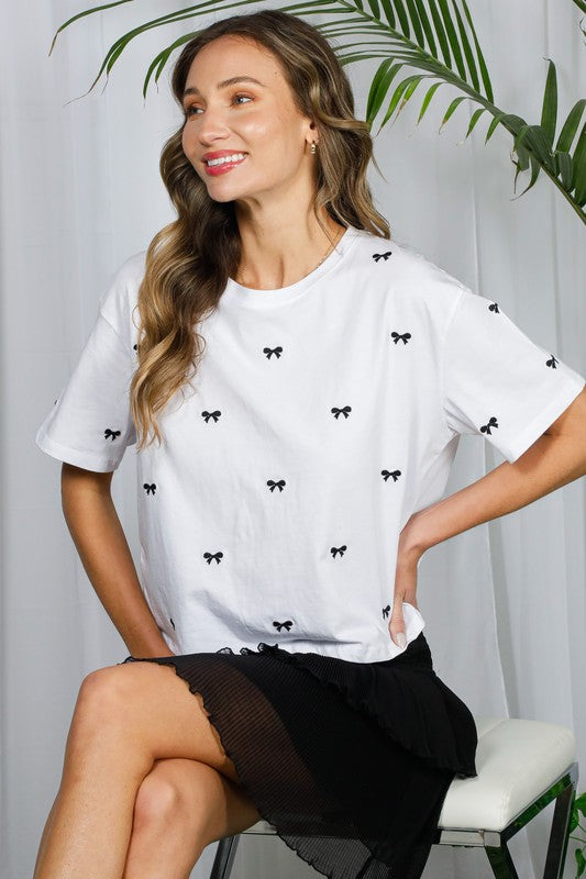 Thinking of You Bow T-Shirt