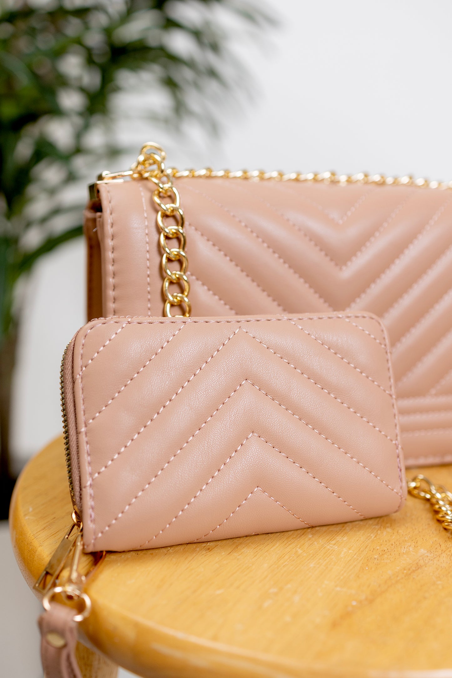 Catch Me Quilted Purse and Wallet Set