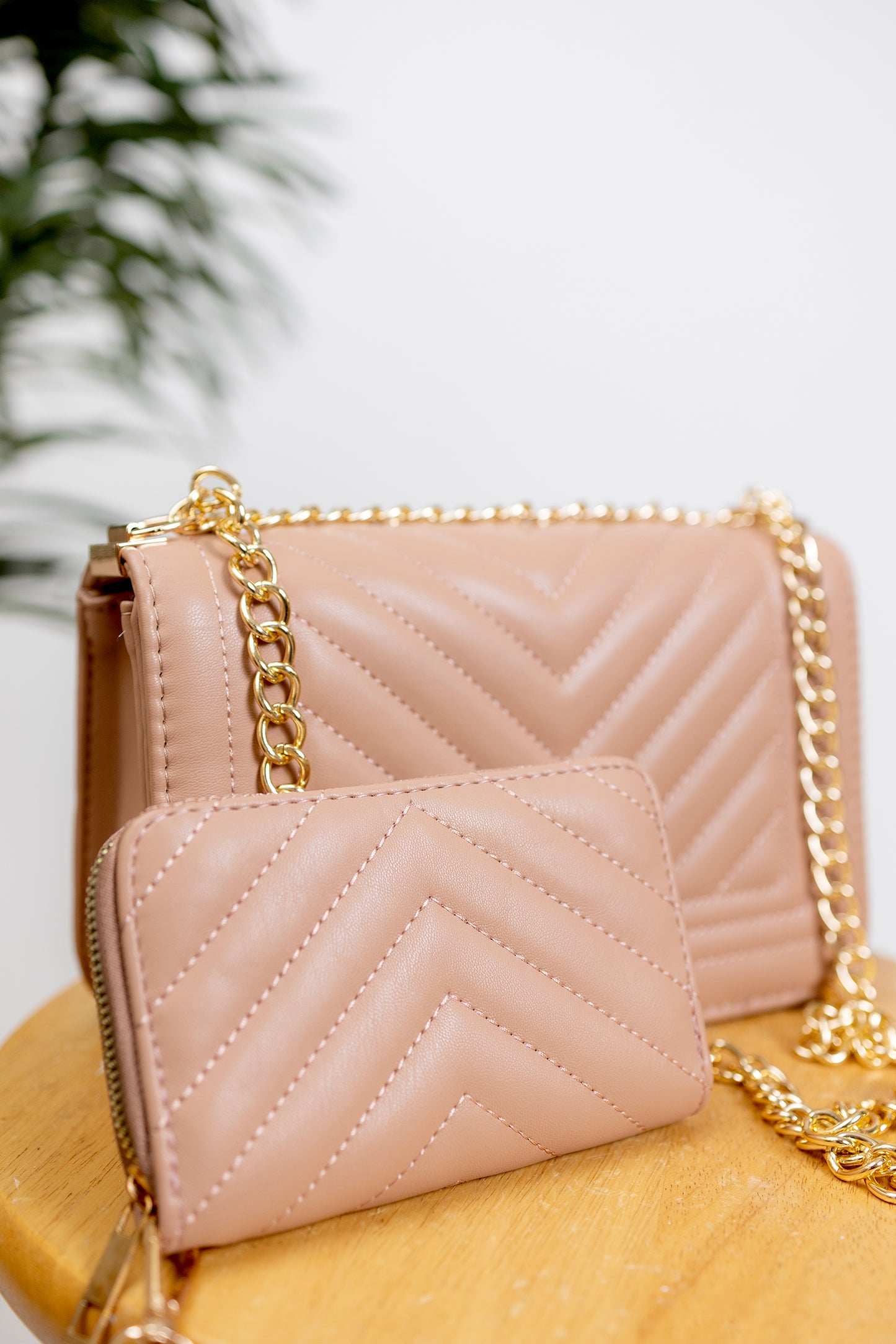 Catch Me Quilted Purse and Wallet Set