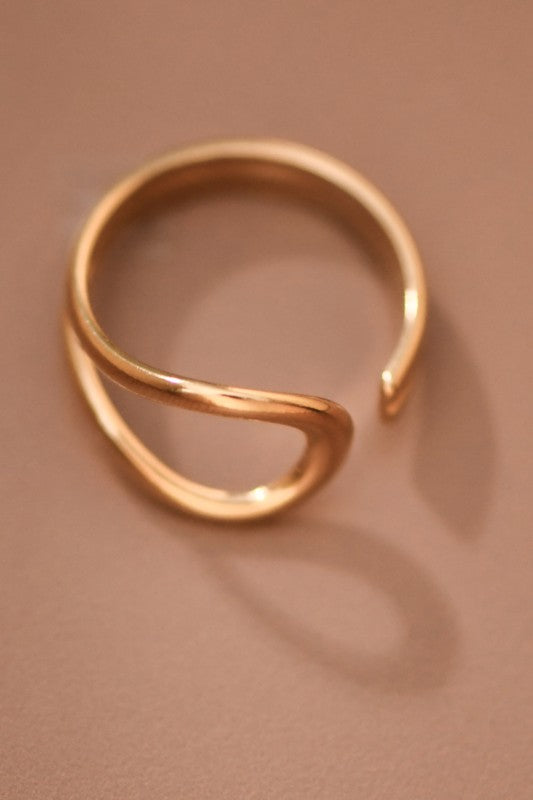 On Loop Non Tarnish Adjustable Ring
