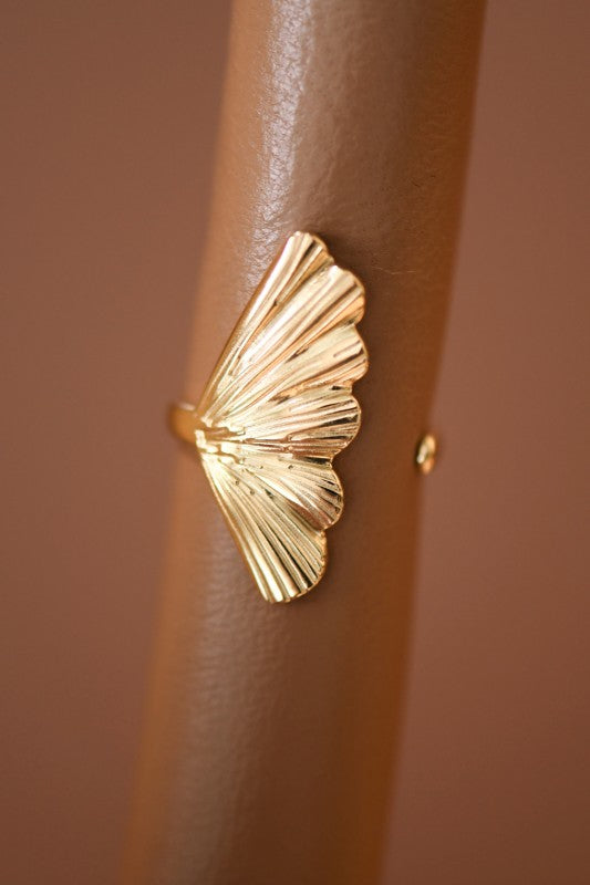 Fanning Non Tarnish Adjustable Ring