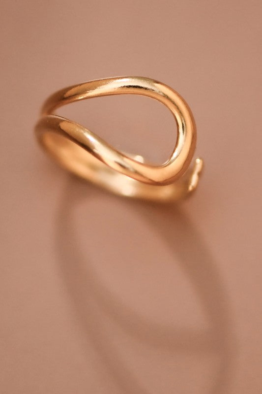 On Loop Non Tarnish Adjustable Ring
