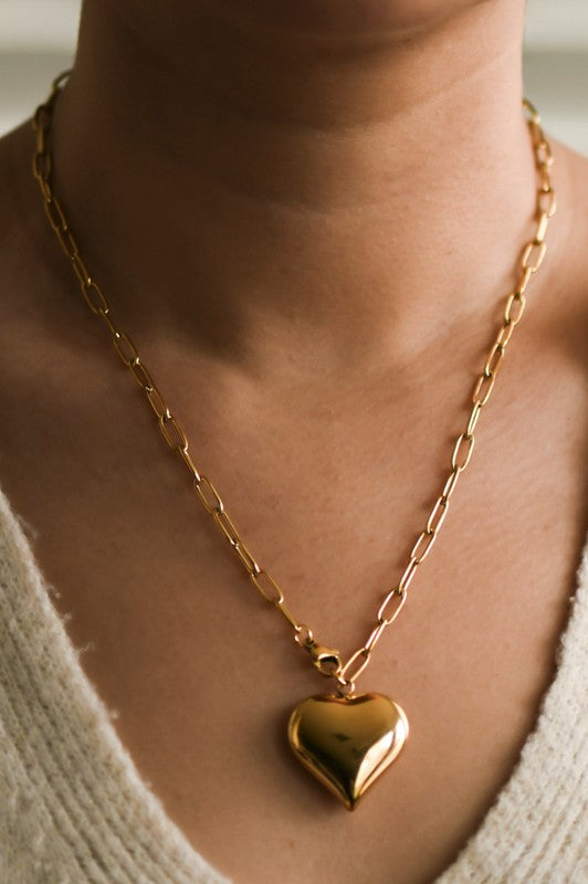 Steady Heartbeat Non Tarnish Necklace