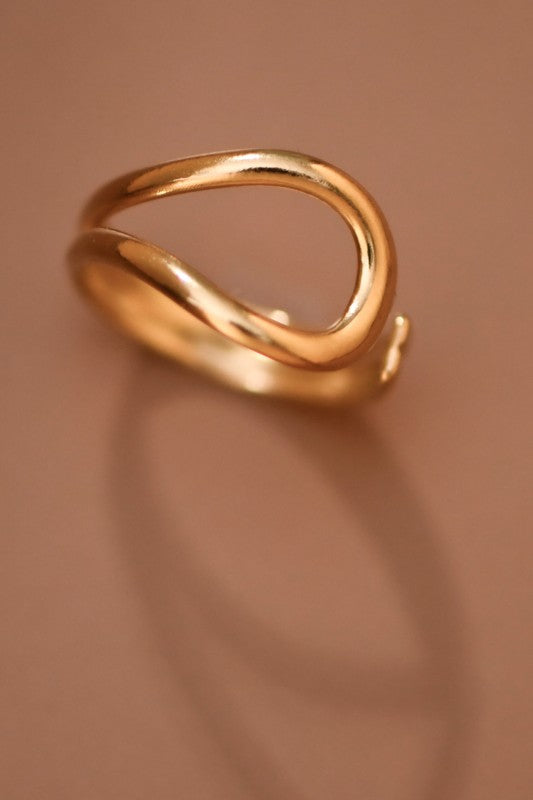 On Loop Non Tarnish Adjustable Ring