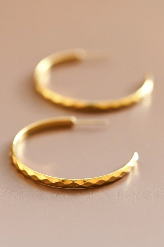 Hear Me Out Non Tarnish Hoop Earrings