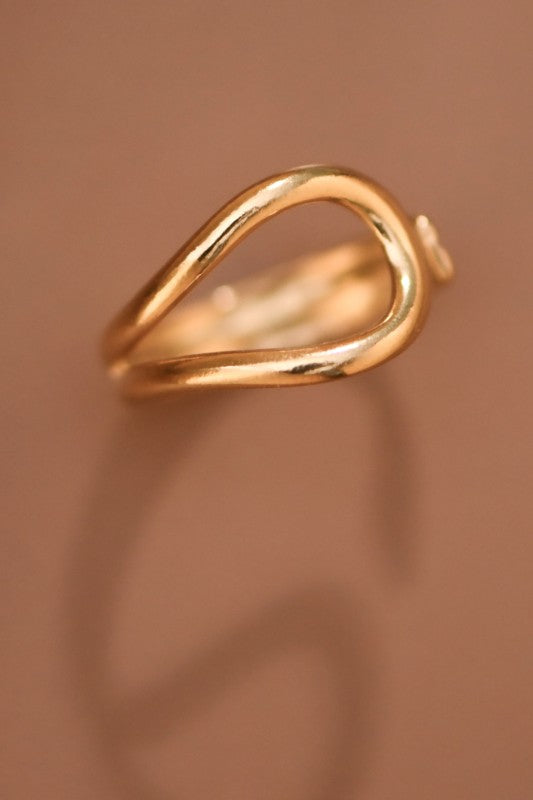 On Loop Non Tarnish Adjustable Ring