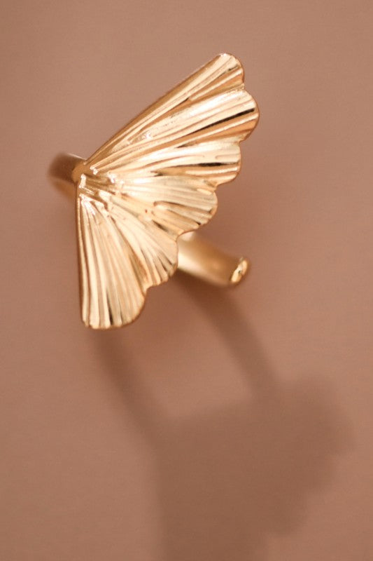 Fanning Non Tarnish Adjustable Ring