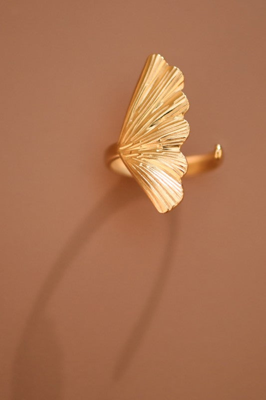 Fanning Non Tarnish Adjustable Ring