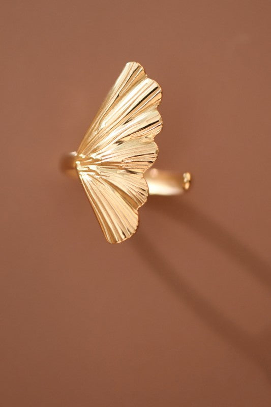 Fanning Non Tarnish Adjustable Ring