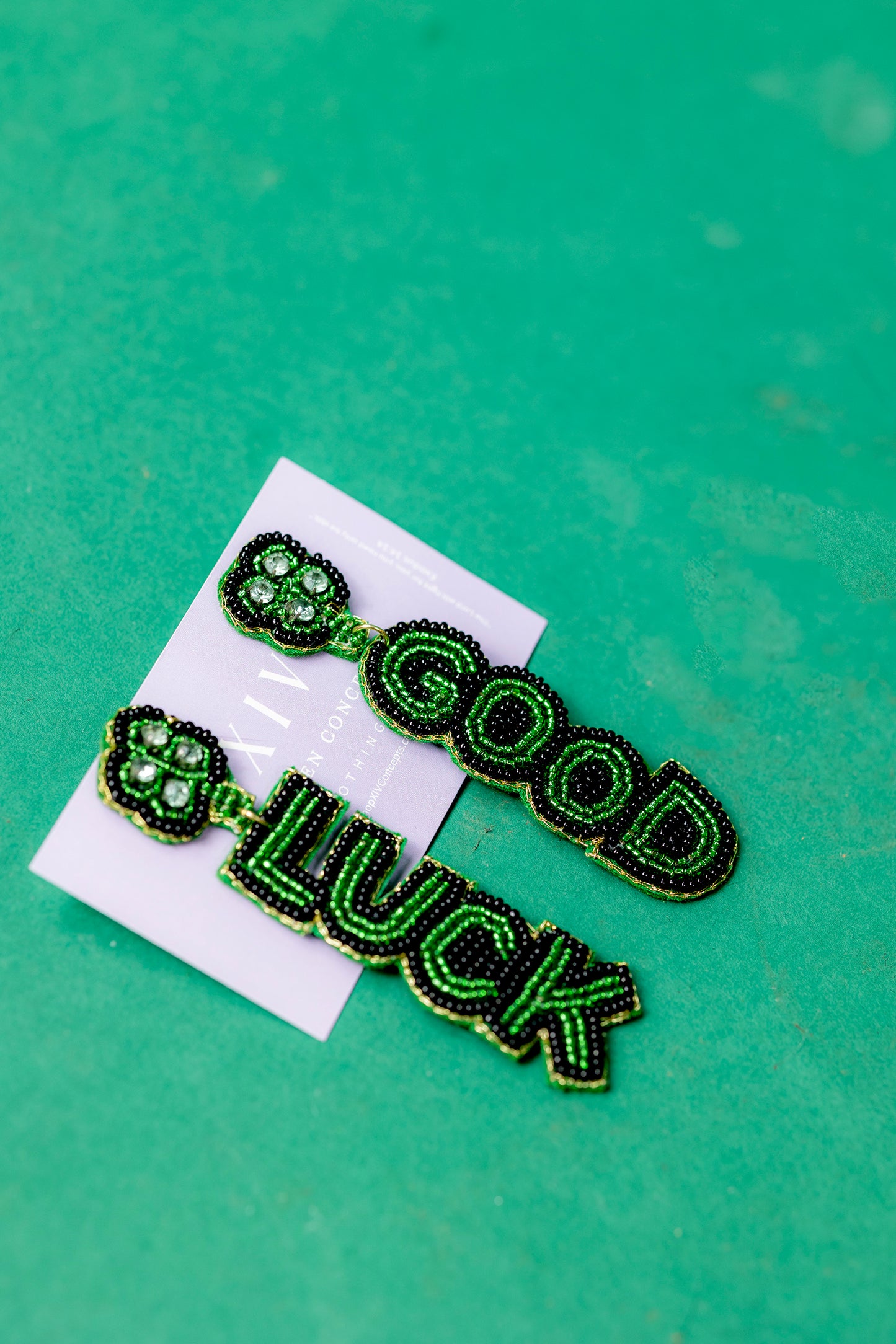 Good Luck Beaded Earrings