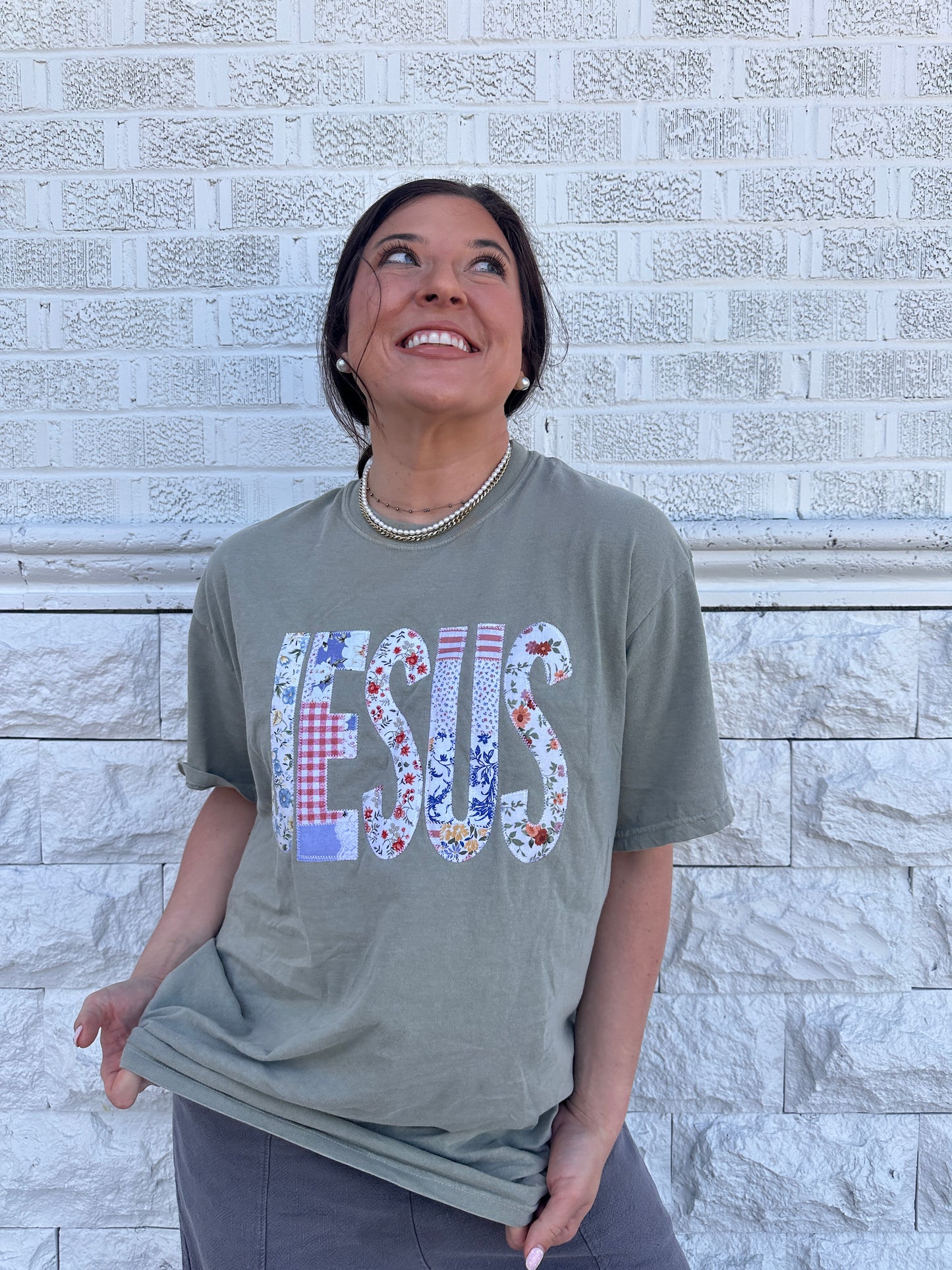 Jesus Patchwork Tshirt