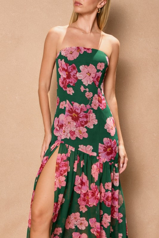 Long Nights Strapless Dress