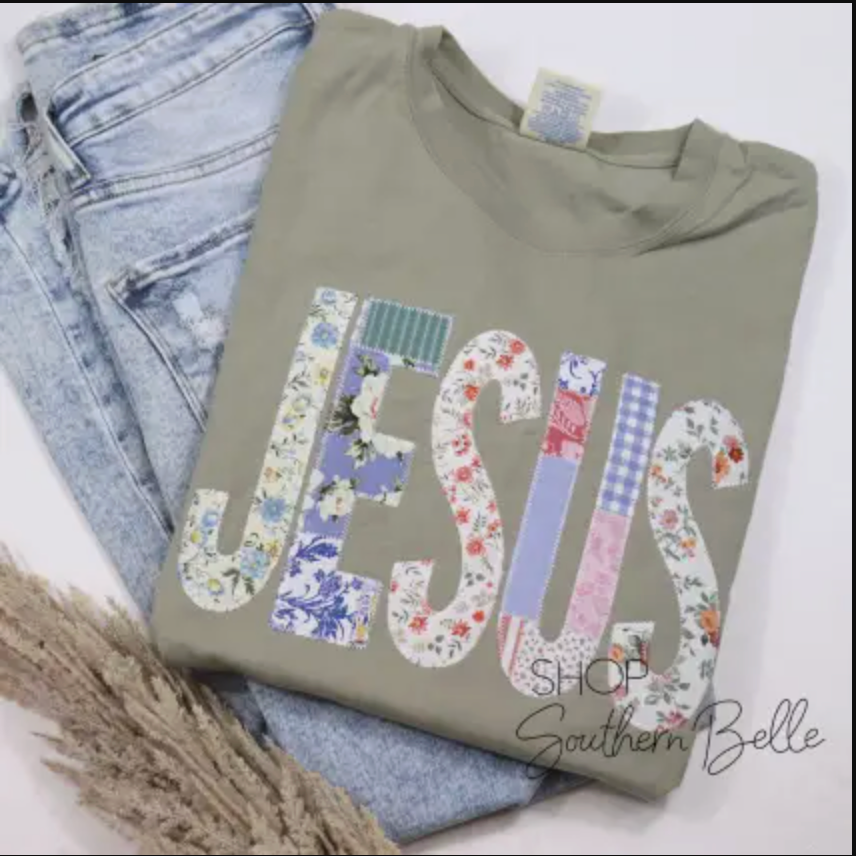 Jesus Patchwork Tshirt
