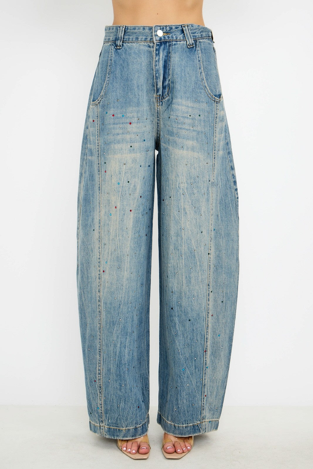 Walk It Back Barrel Jeans