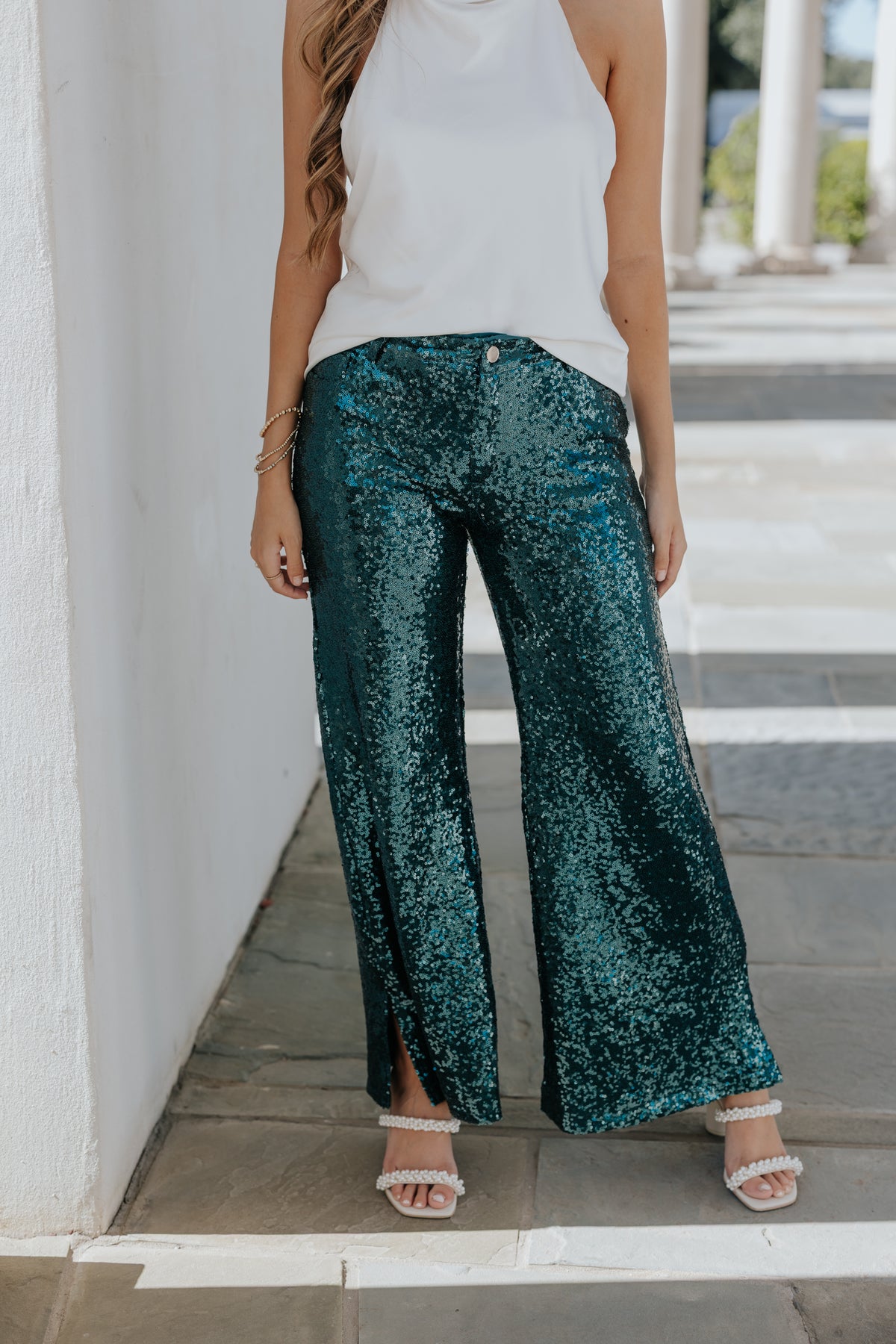 Time to Shine Sequin Pants
