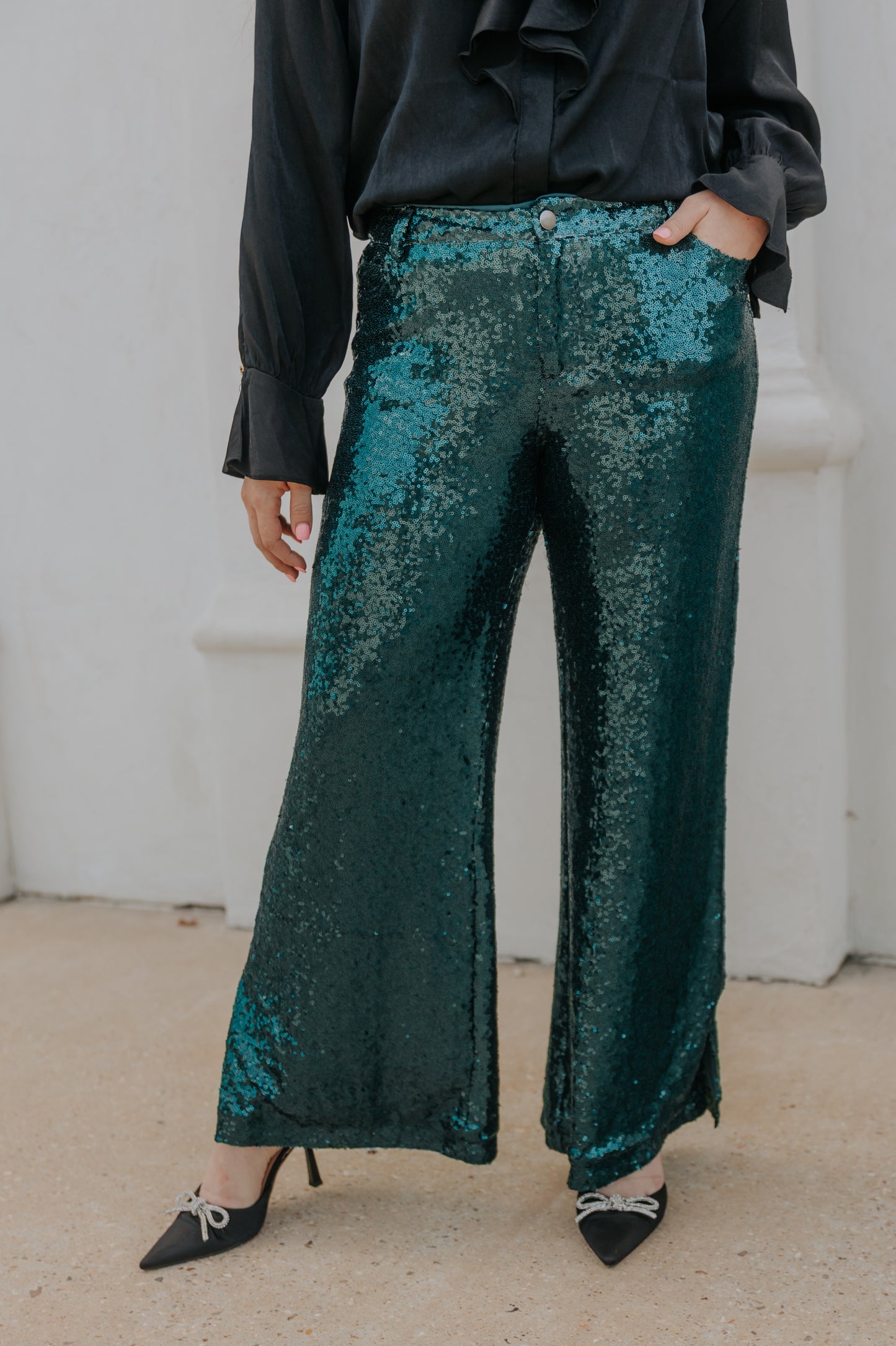 Time to Shine Sequin Pants
