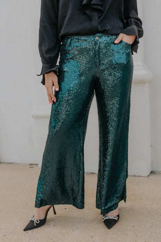 Time to Shine Sequin Pants