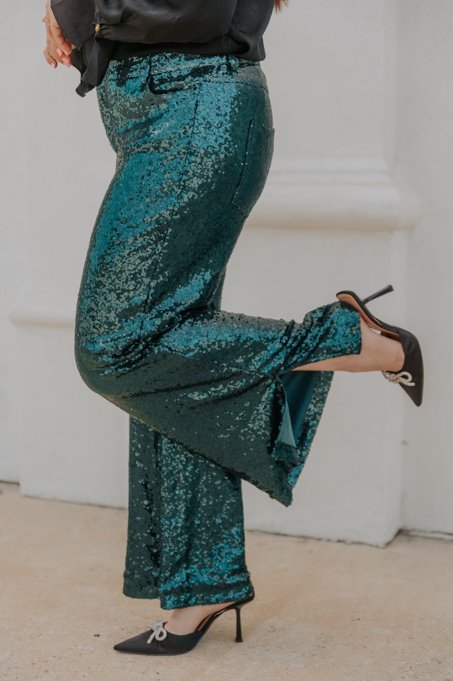 Time to Shine Sequin Pants