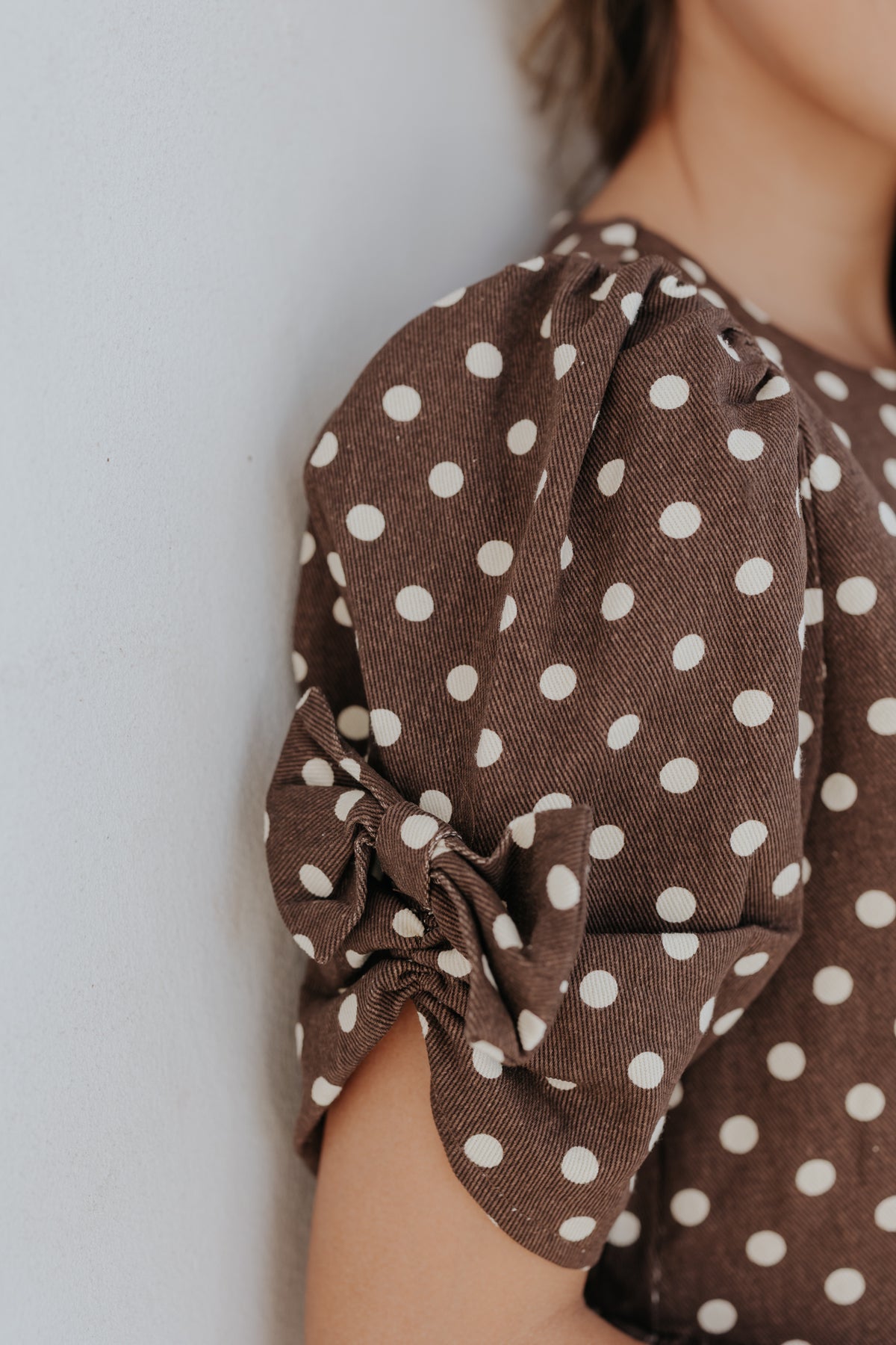 Live in the Present Denim Peplum Top