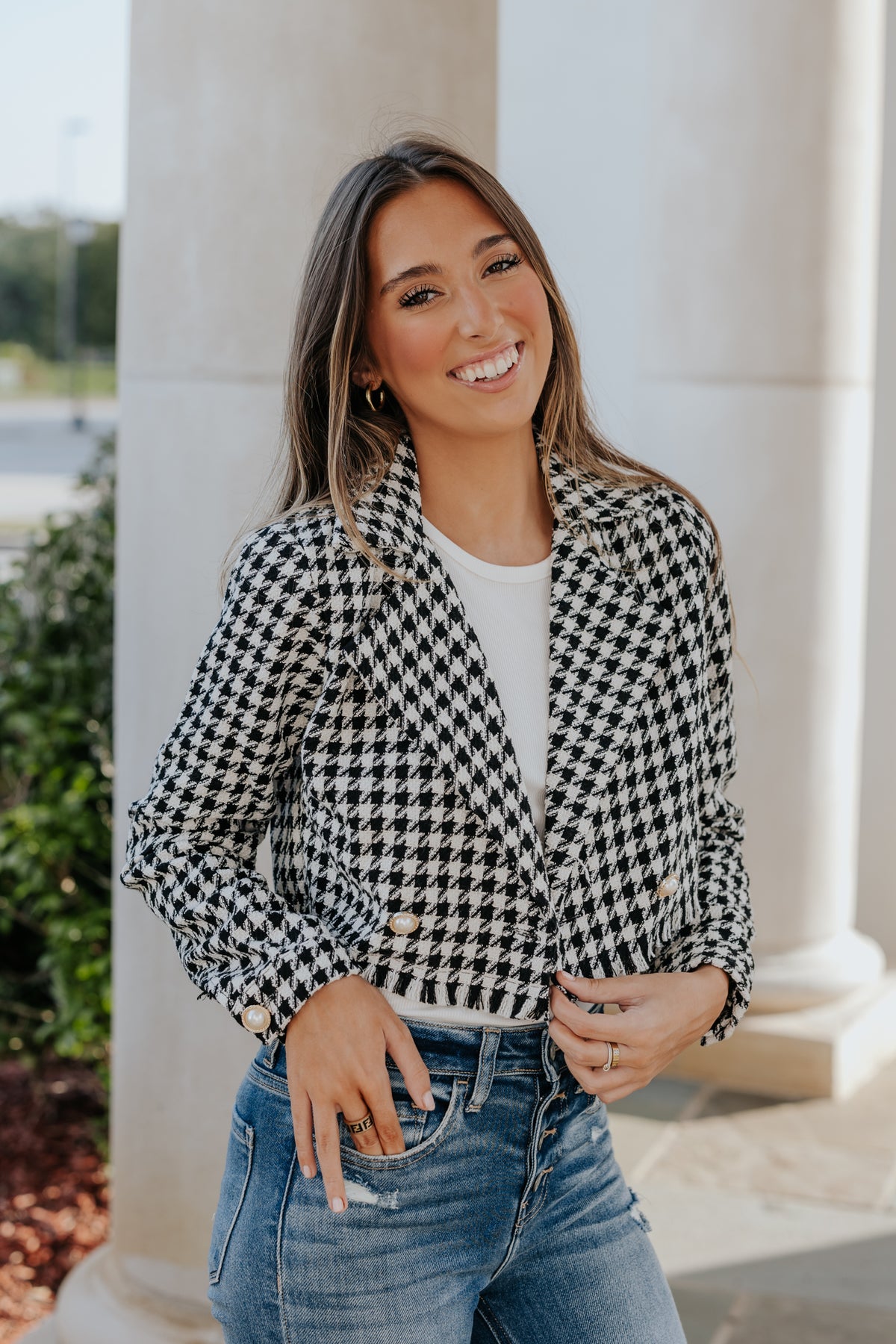 Check My Calendar Cropped Jacket