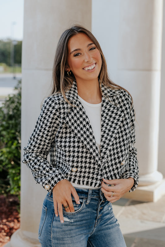 Check My Calendar Cropped Jacket