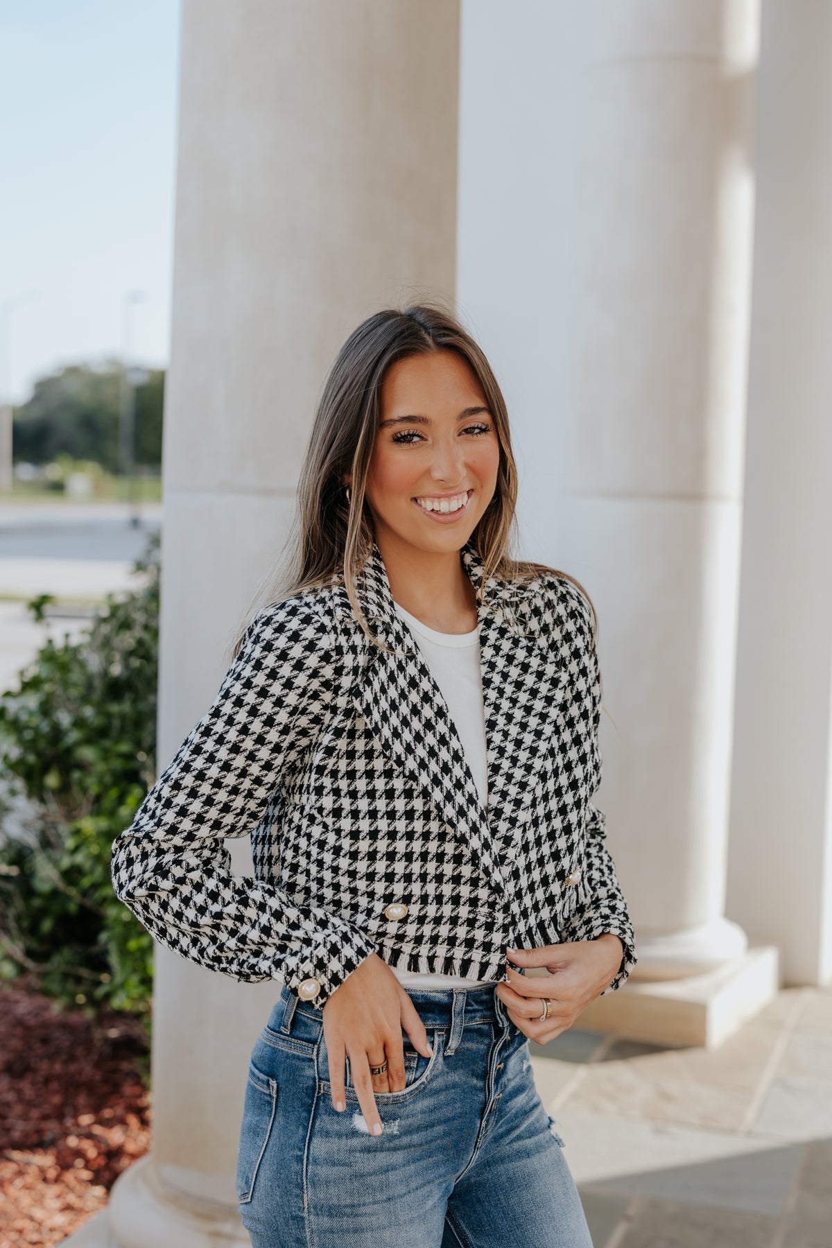 Check My Calendar Cropped Jacket