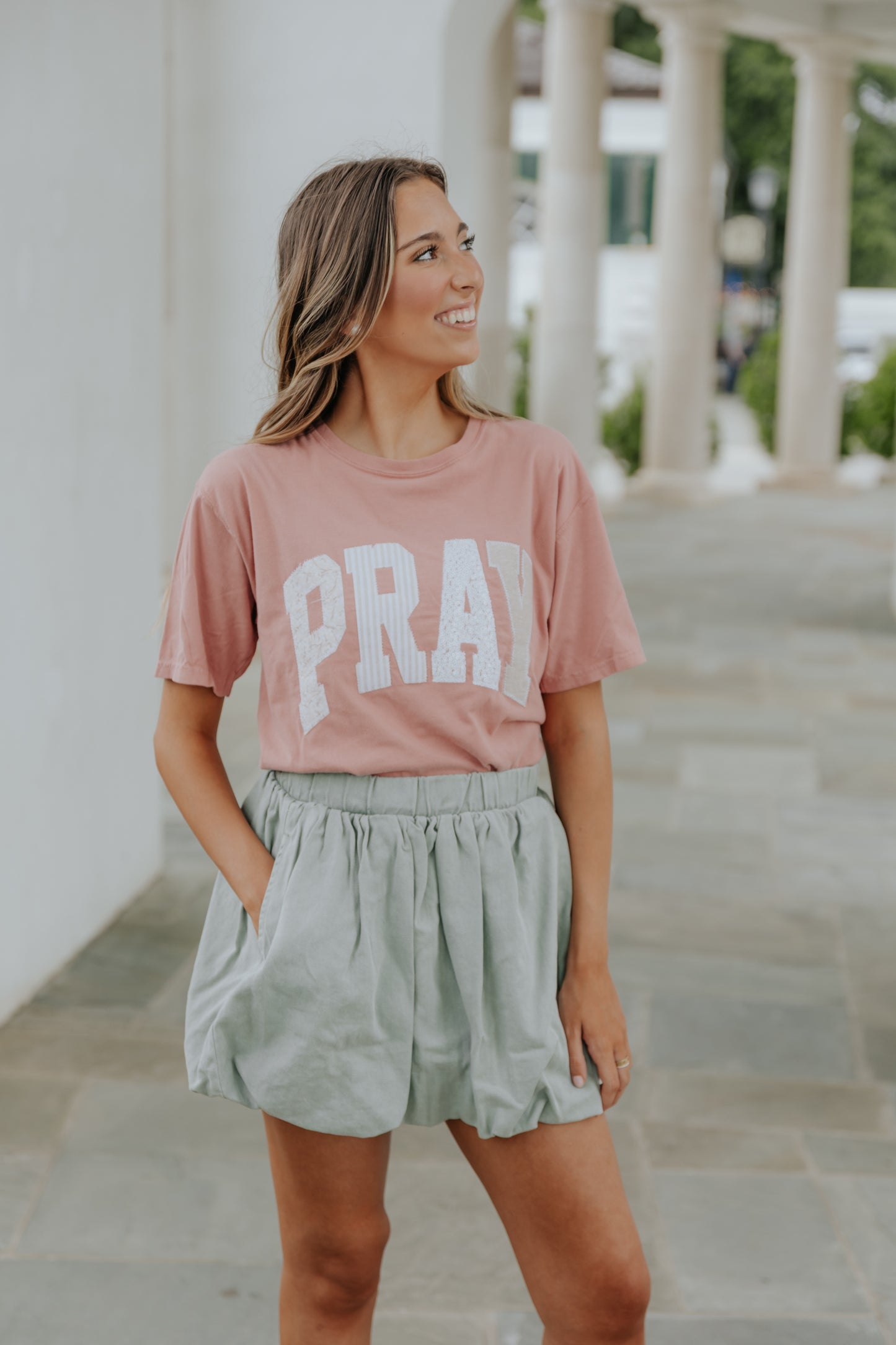 Pray Patchwork Tshirt