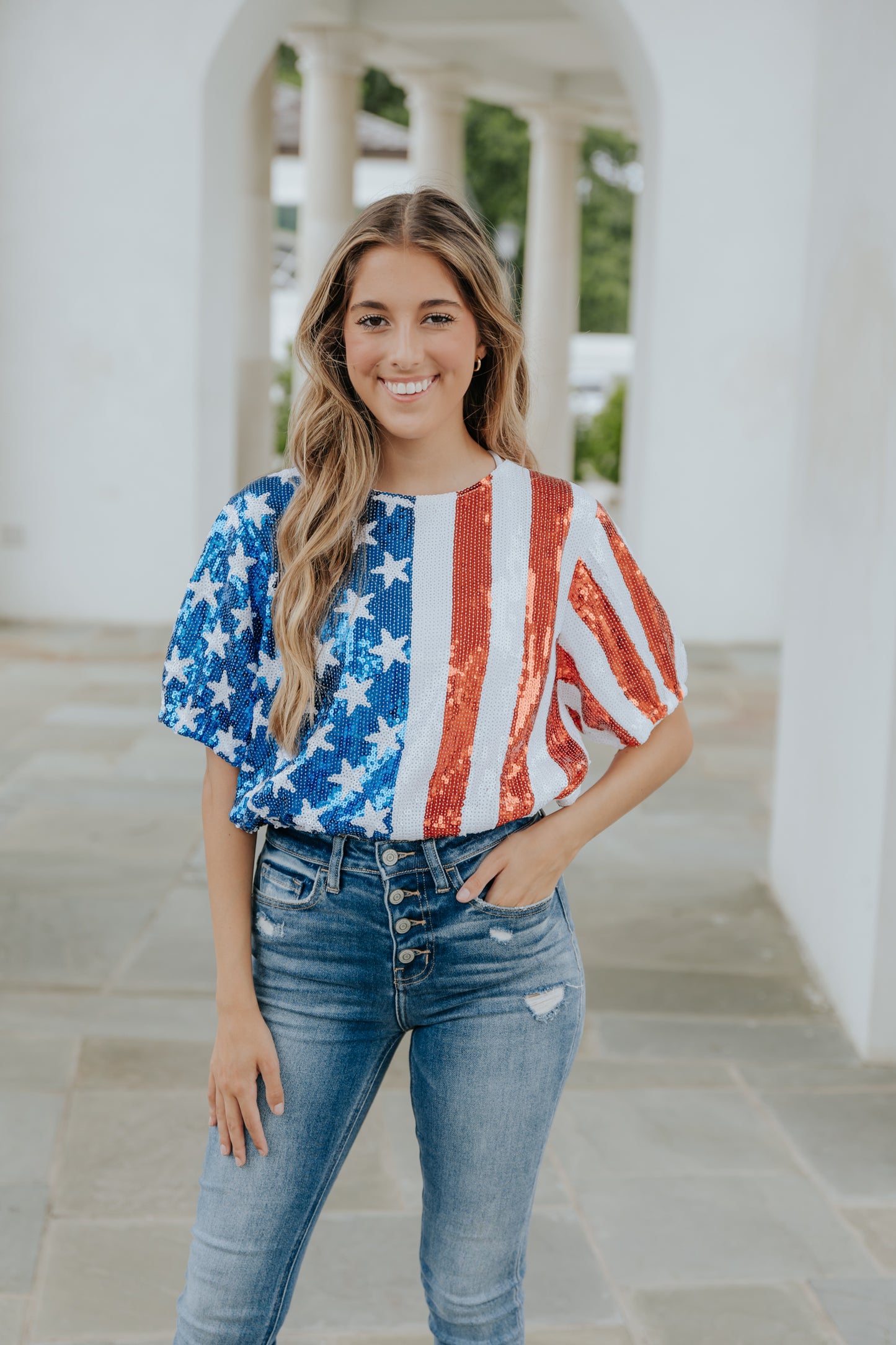 Loud and Proud Sequin Top