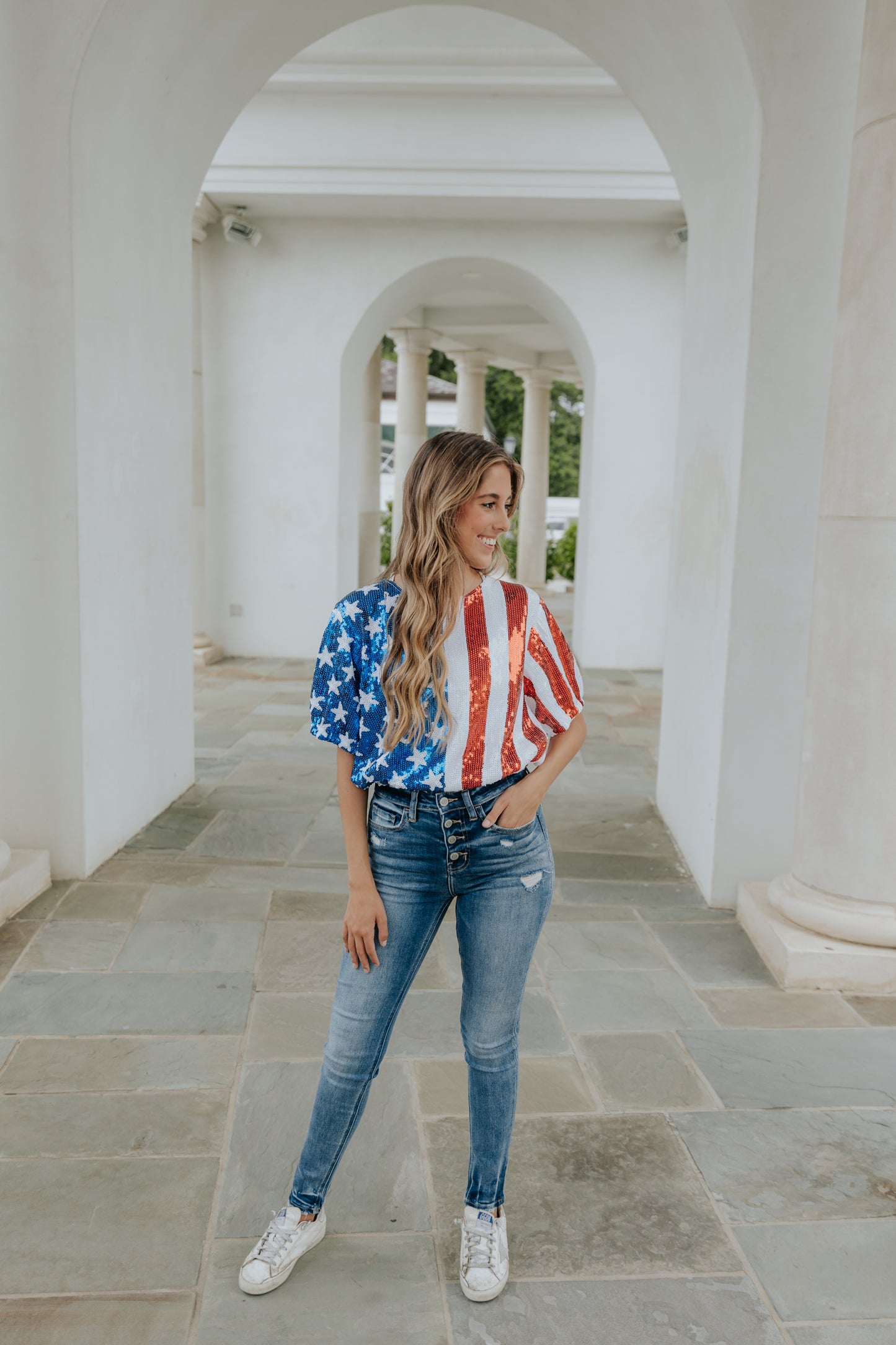 Loud and Proud Sequin Top